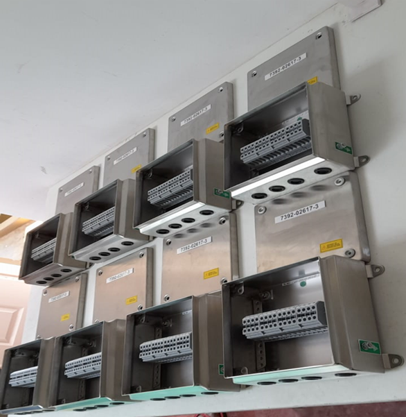 Industrial Junction Box Array