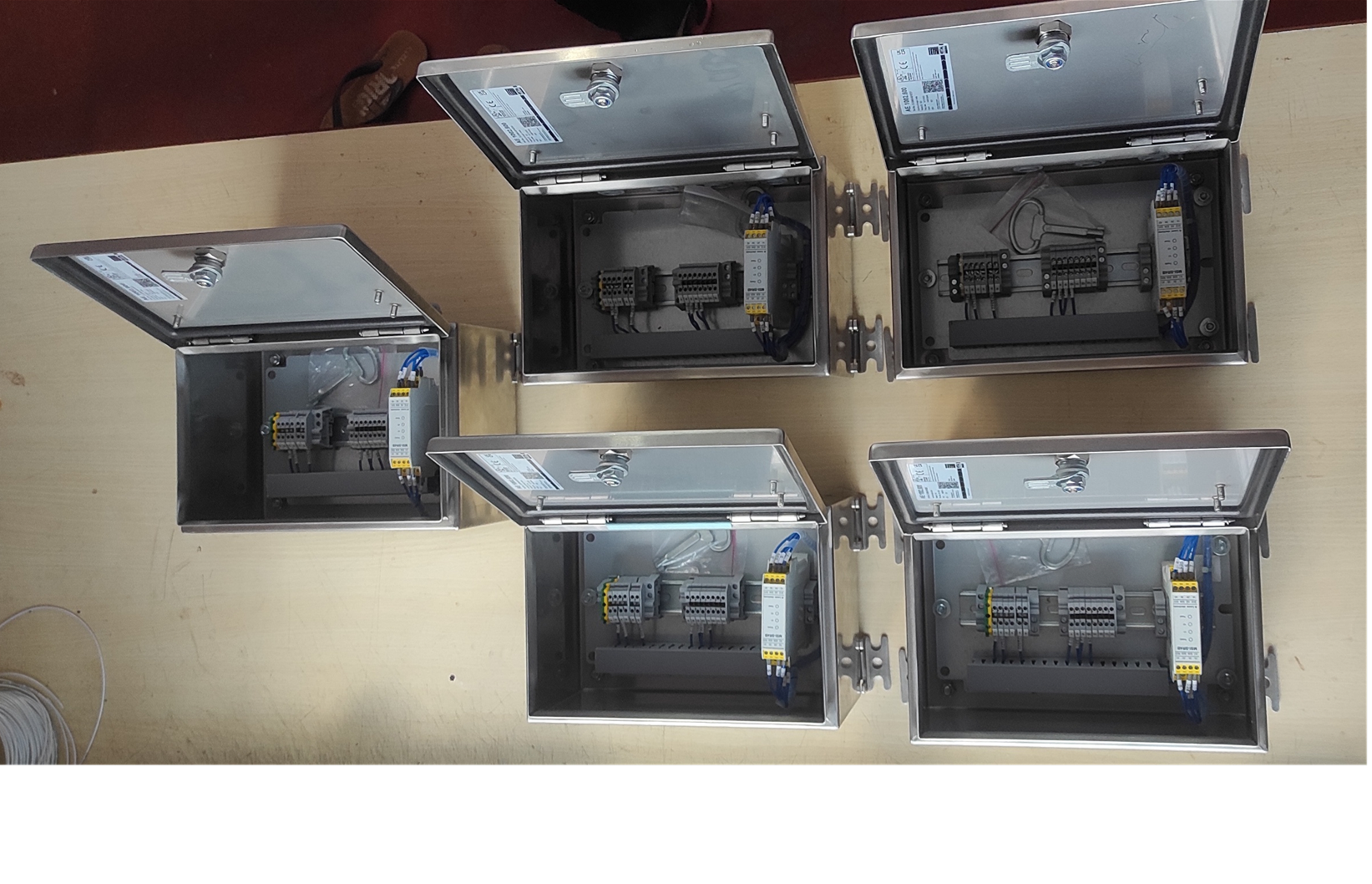Junction Boxes Interior View
