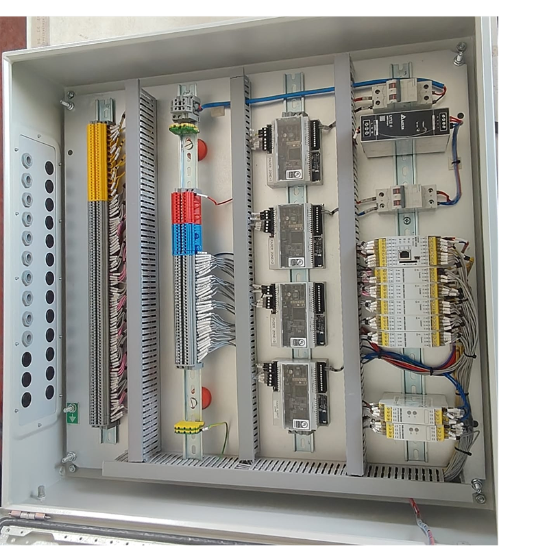 PLC Control Panel Interior